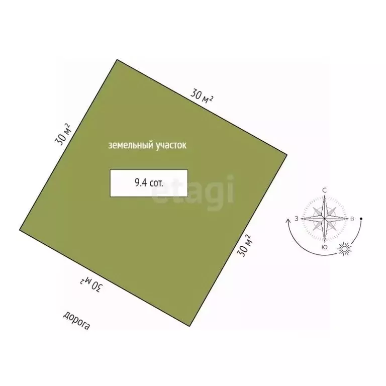 Участок в Башкортостан, Бирск ул. Васильковая (9.0 сот.) - Фото 2