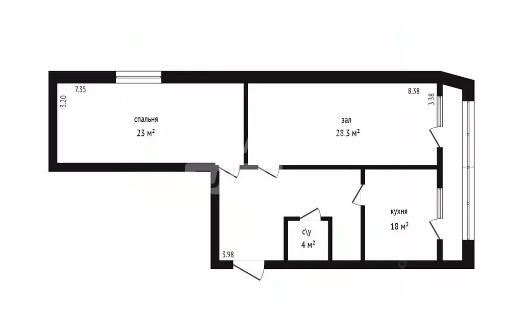2-к кв. Дагестан, Дербент ул. Юрия Гагарина, 71 (86.0 м) - Фото 1