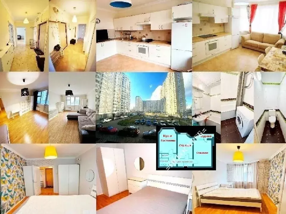 3-к кв. Москва Нарвская ул., 1Ак4 (71.0 м) - Фото 0