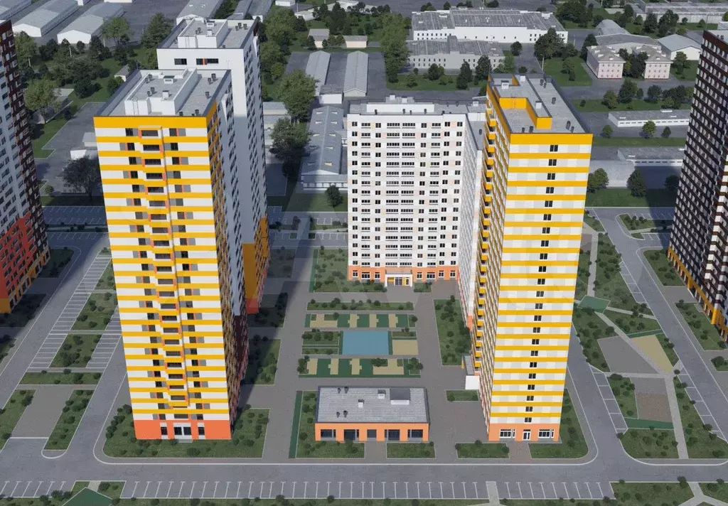 3-к. квартира, 72 м, 8/24 эт. - Фото 1