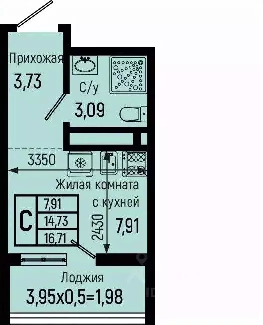 6-к кв. Краснодарский край, Туапсинский муниципальный округ, с. Небуг  ... - Фото 0