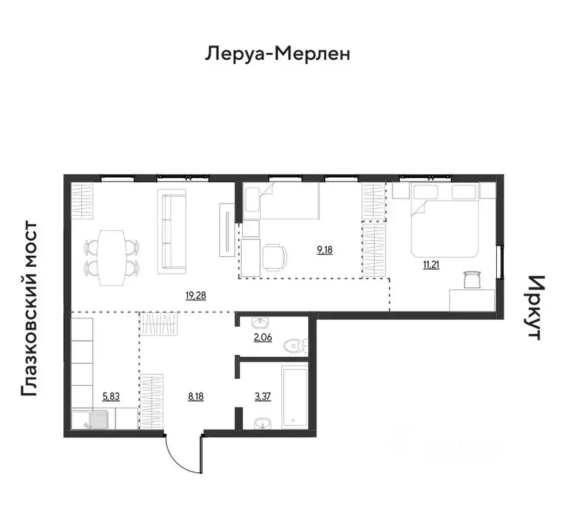 3-к кв. Иркутская область, Иркутск Затон кв-л, ул. Набережная Иркута ... - Фото 0