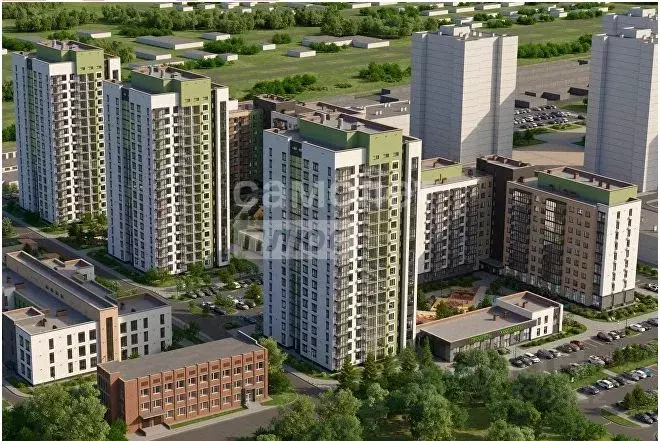 1-к кв. Омская область, Омск ул. Завертяева, 1 (42.93 м) - Фото 1