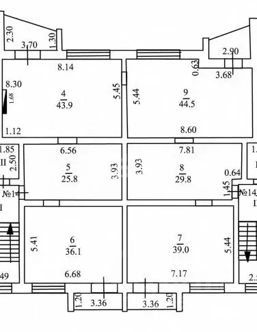 6-к кв. Липецкая область, Липецк ул. С.Ф. Балмочных, 32 (220.0 м) - Фото 1