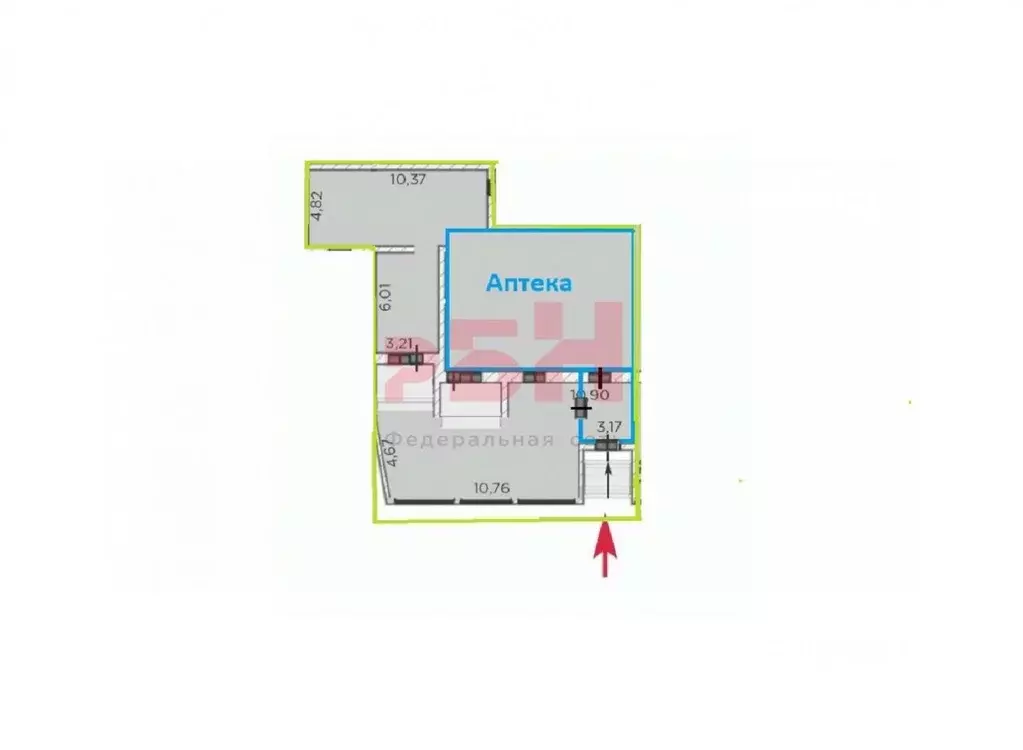 Торговая площадь в Тюменская область, Тюмень Олимпийская ул., 11 (232 ... - Фото 2