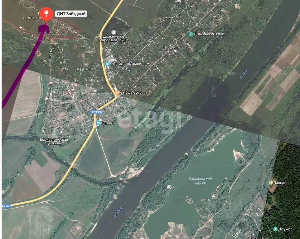 Участок в Московская область, Серпухов городской округ, д. Дракино, ... - Фото 2