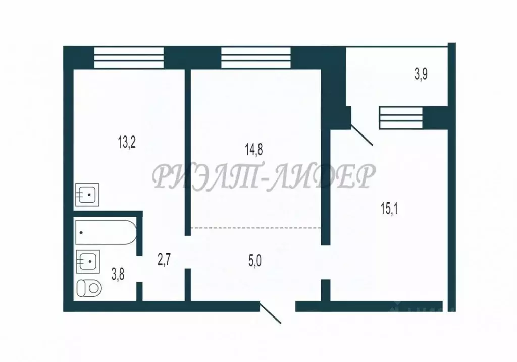2-к кв. Алтай, Майминский район, с. Майма Алтайская ул., 2к7 (54.5 м) - Фото 2