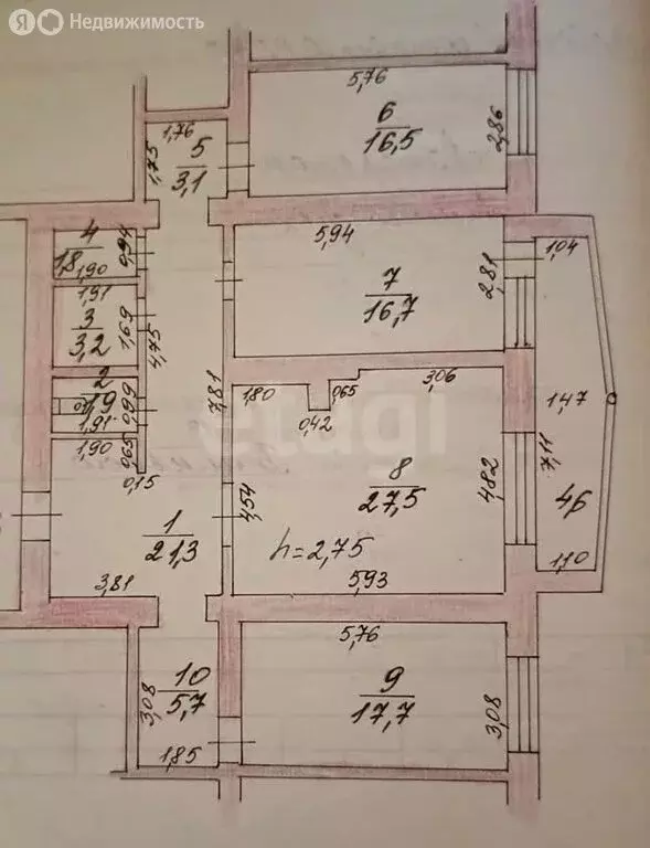 3-комнатная квартира: Лениногорск, улица Белинского, 3 (115 м) - Фото 1