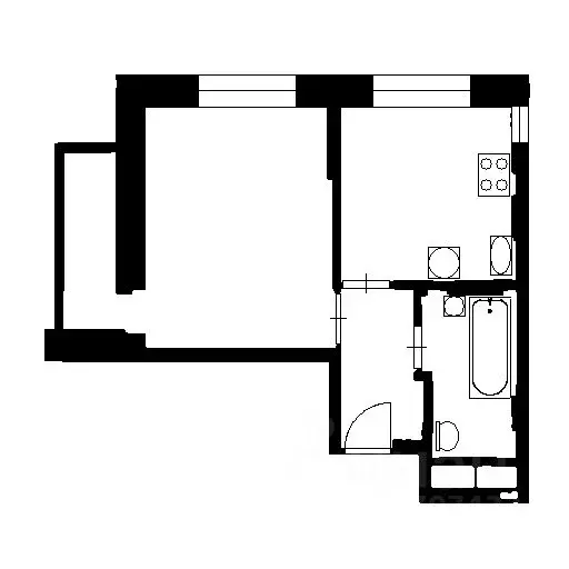 1-к кв. Санкт-Петербург пос. Парголово, проезд Толубеевский, 24 (33.3 ... - Фото 2