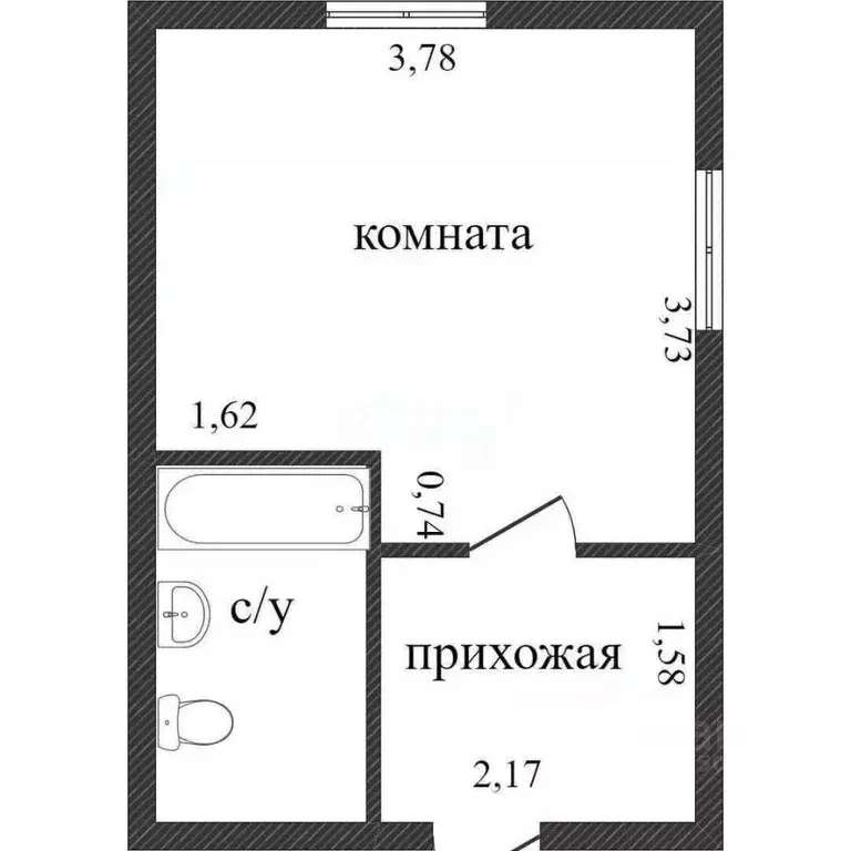Студия Костромская область, Кострома Строительный проезд, 6 (19.3 м) - Фото 0