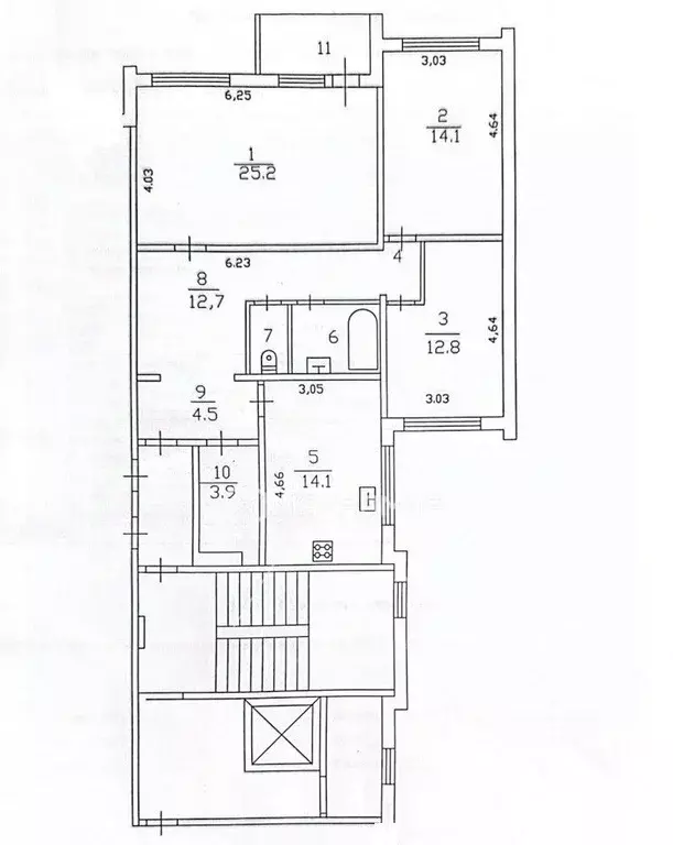 3-к кв. Ленинградская область, Всеволожск ул. Героев, 3к2 (93.8 м) - Фото 1