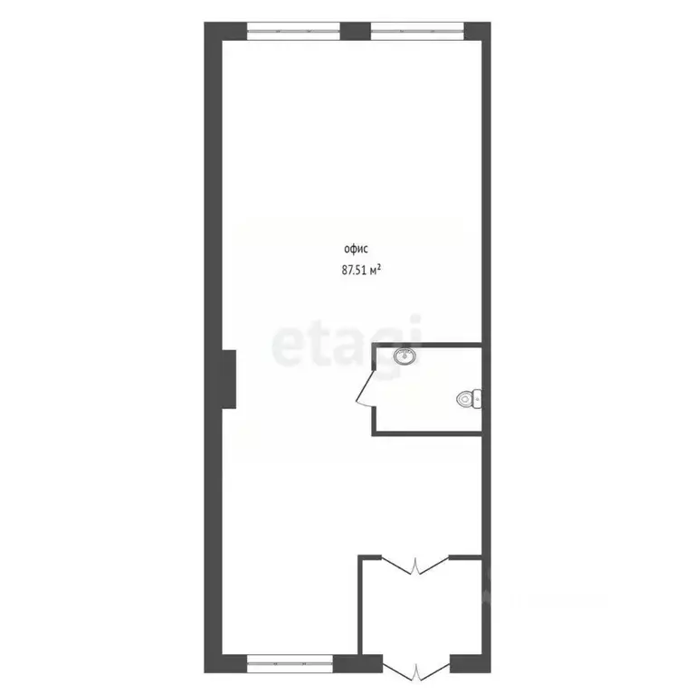 Помещение свободного назначения в Красноярский край, Красноярск ул. ... - Фото 2