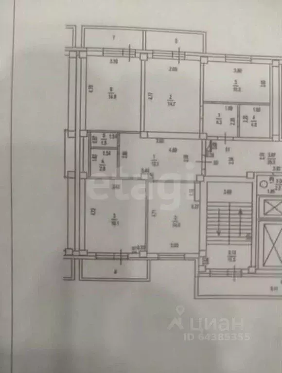 2-к кв. Алтайский край, Барнаул Молодежная ул., 59 (64.0 м) - Фото 2