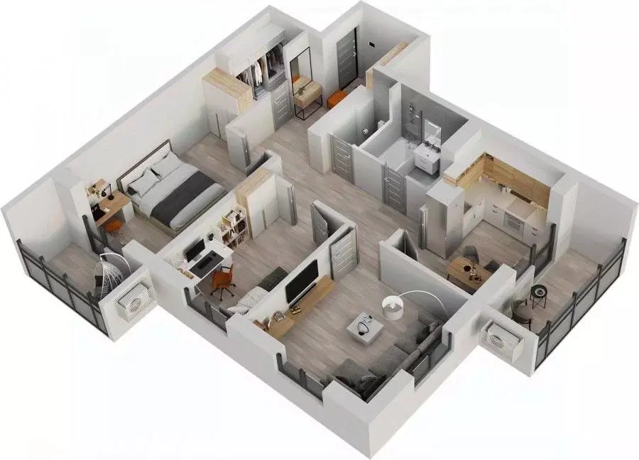 3-к кв. Татарстан, Набережные Челны ул. Карманова, 45 (79.2 м) - Фото 1