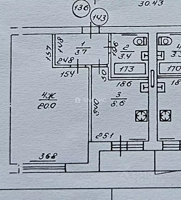 1-к кв. Калининградская область, Калининград ул. Олега Кошевого, 3 ... - Фото 2