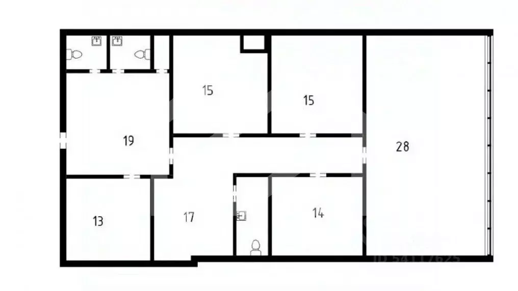 Помещение свободного назначения в Москва наб. Пресненская, 6с2 (144 м) - Фото 2