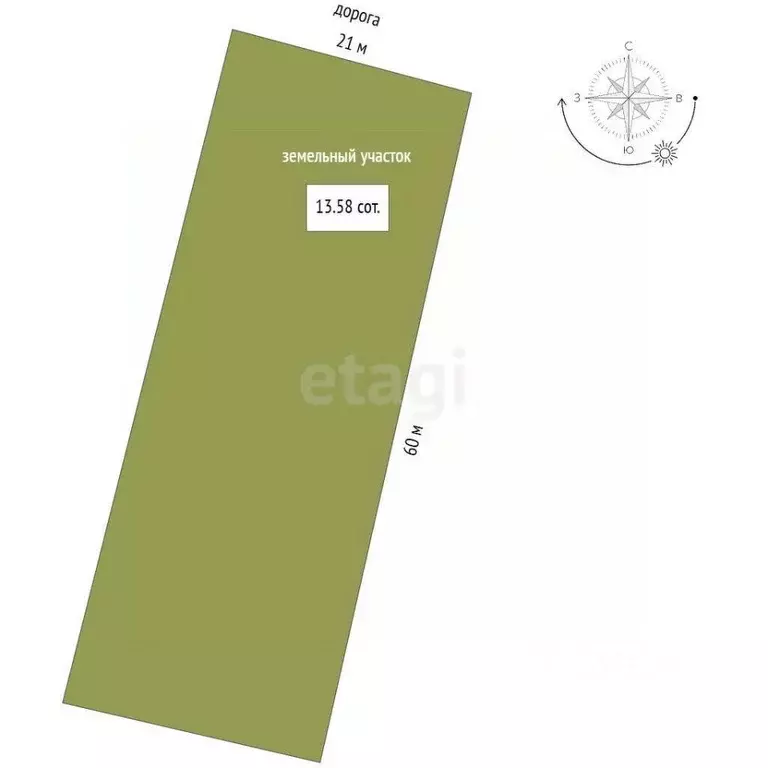 Участок в Тамбовская область, Тамбовский муниципальный округ, с. ... - Фото 2