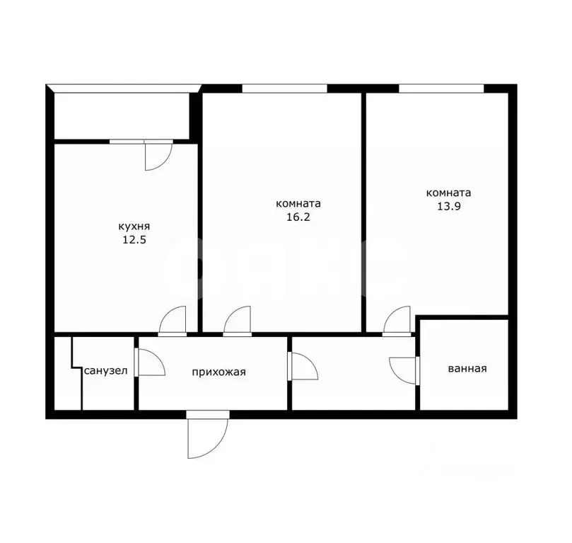 2-к кв. Москва Производственная ул., 10к1 (58.0 м) - Фото 2