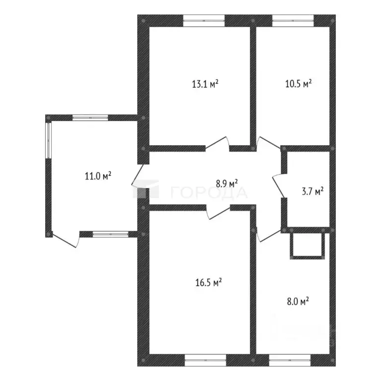 Дом в Томская область, Томский район, д. Барабинка Лесная ул. (73 м) - Фото 2