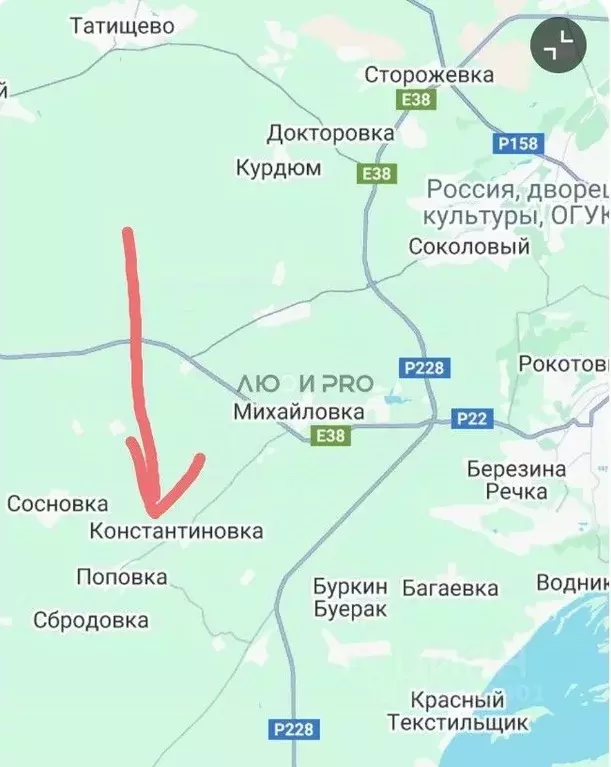 Участок в Саратовская область, с. Константиновка ул. Сосновая (12.5 ... - Фото 1