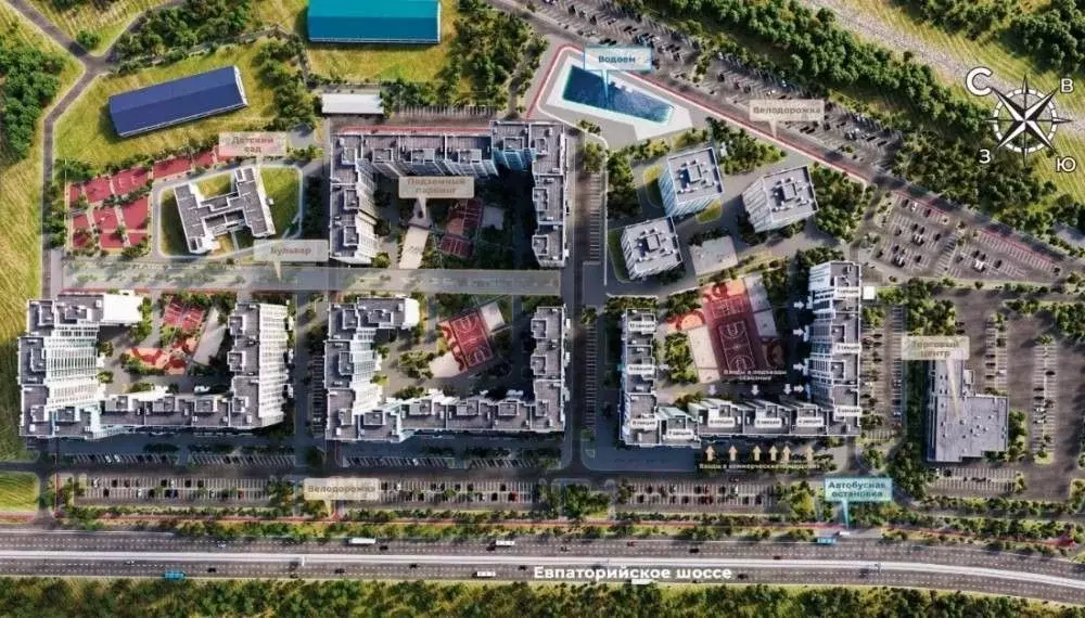 2-к кв. Крым, Симферопольский район, Мирновское с/пос, с. Белоглинка ... - Фото 2