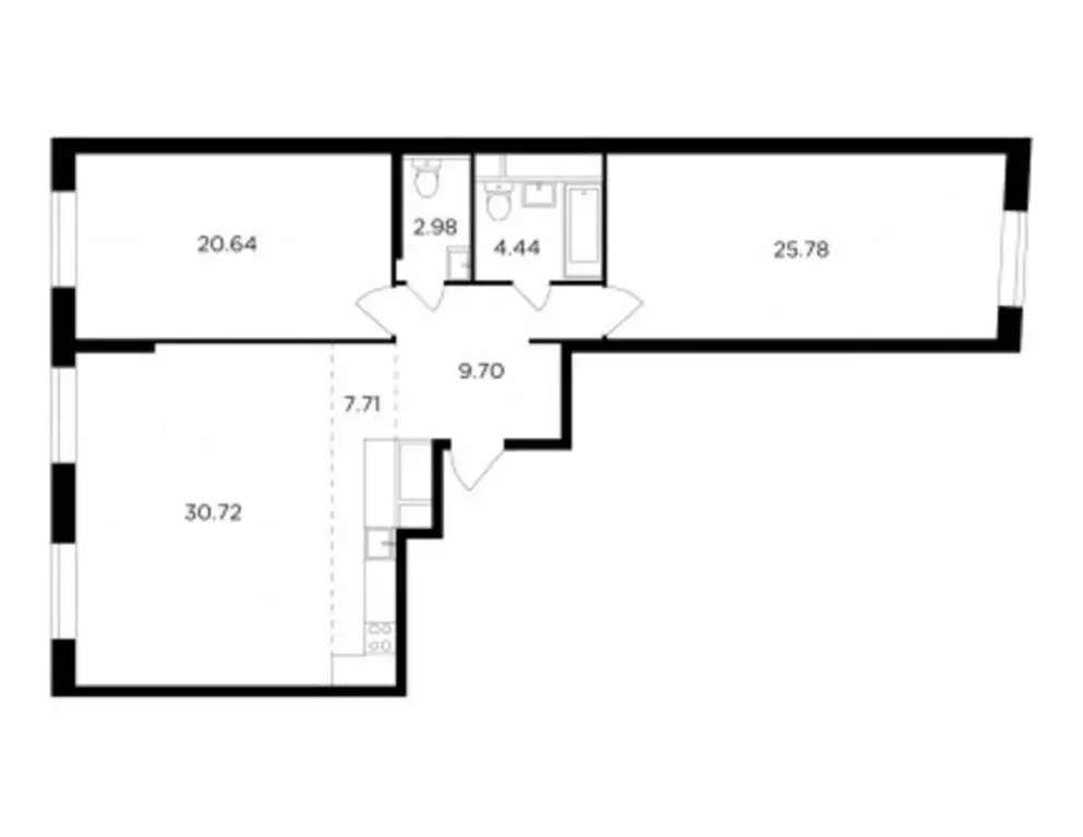 3-комнатная квартира: Москва, улица Петра Алексеева, 14 (101.97 м) - Фото 0