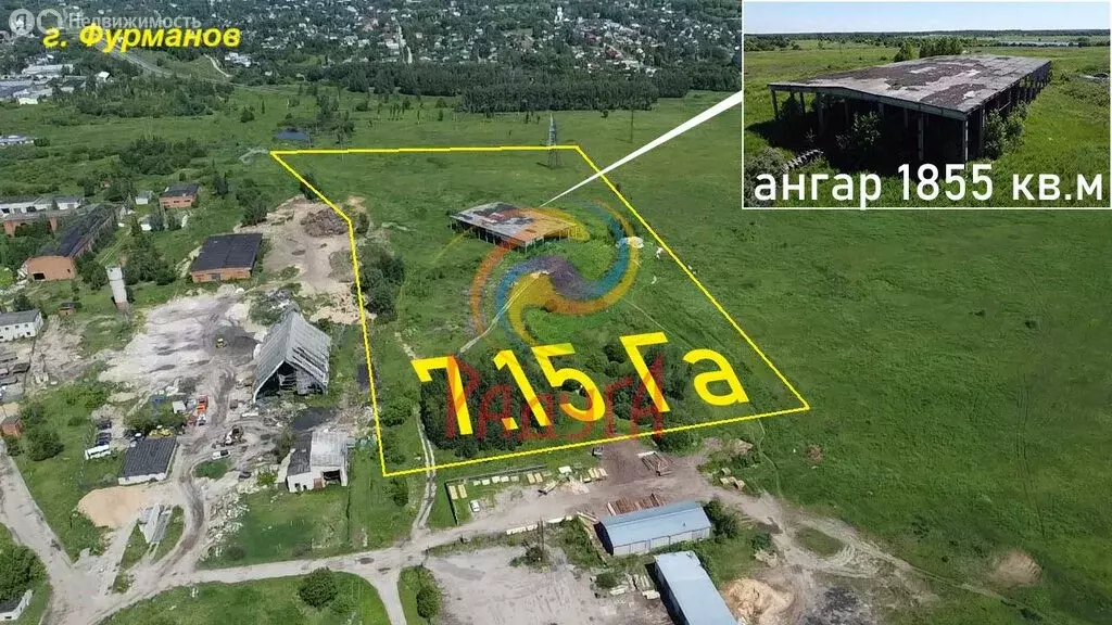 Участок в Фурмановский район, Широковское сельское поселение, деревня ... - Фото 1