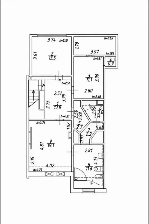 5-комнатная квартира: Москва, Пенягинская улица, 10к1 (169.7 м) - Фото 2