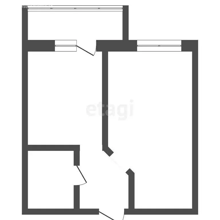 1-комнатная квартира: Томск, Чулымская улица, 45 (20 м) - Фото 0