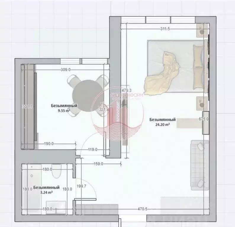 1-к кв. Крым, Симферополь ул. Радищева, 88 (40.5 м) - Фото 0