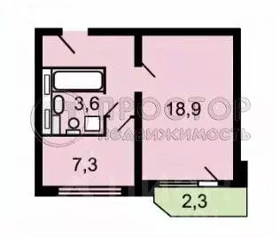 1-к кв. Москва Зеленоградская ул., 17К5 (39.0 м) - Фото 1