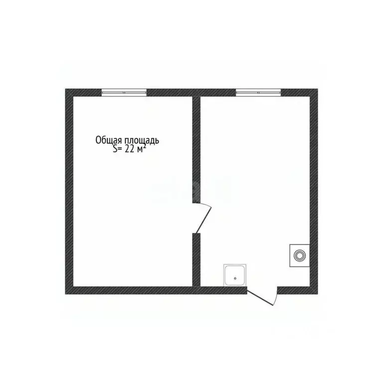 Комната Алтайский край, Белокуриха Советская ул., 12 (22.0 м) - Фото 2