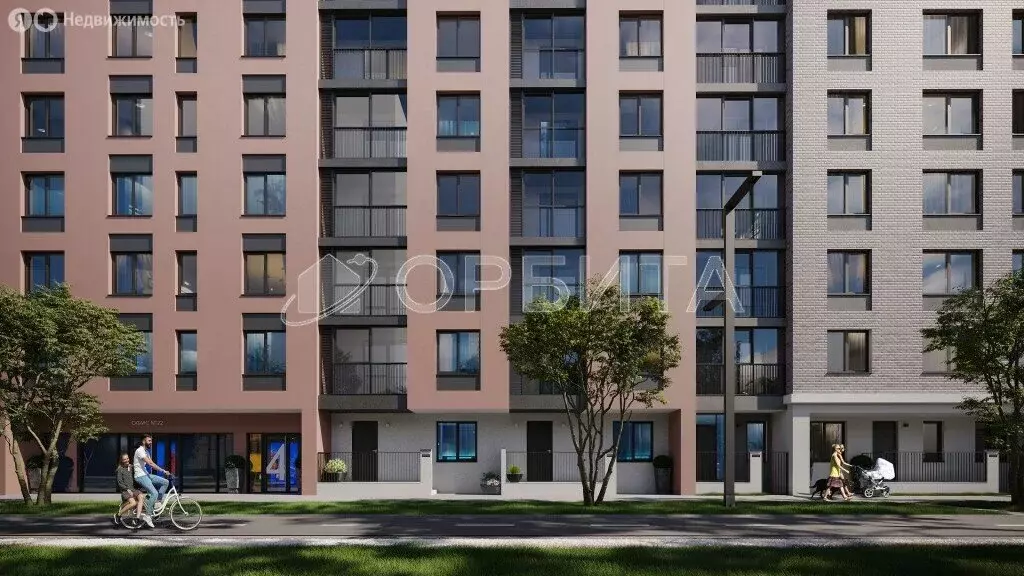 1-комнатная квартира: Тюмень, улица Николая Глебова, 3 (48.4 м) - Фото 1