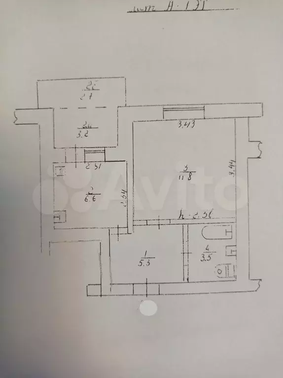 1-к. квартира, 30,4 м, 1/9 эт. - Фото 0