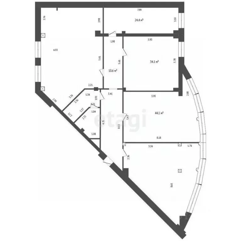 Офис в Тюменская область, Тюмень ул. Республики, 250Б (260 м) - Фото 1