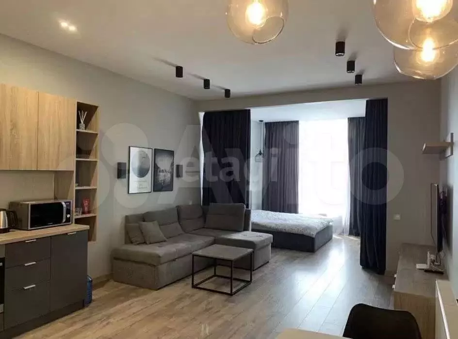Квартира-студия, 40 м, 3/20 эт. - Фото 1