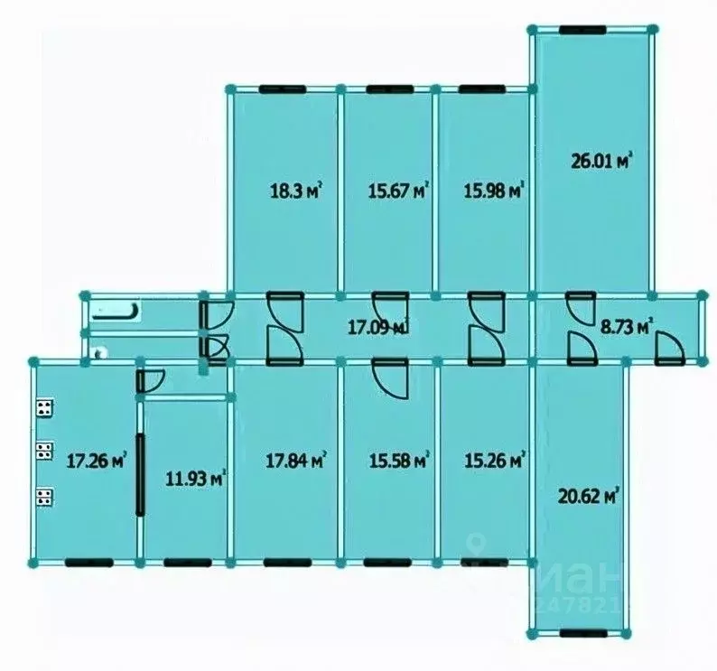6-к кв. Санкт-Петербург Большой Сампсониевский просп., 7 (227.6 м) - Фото 2