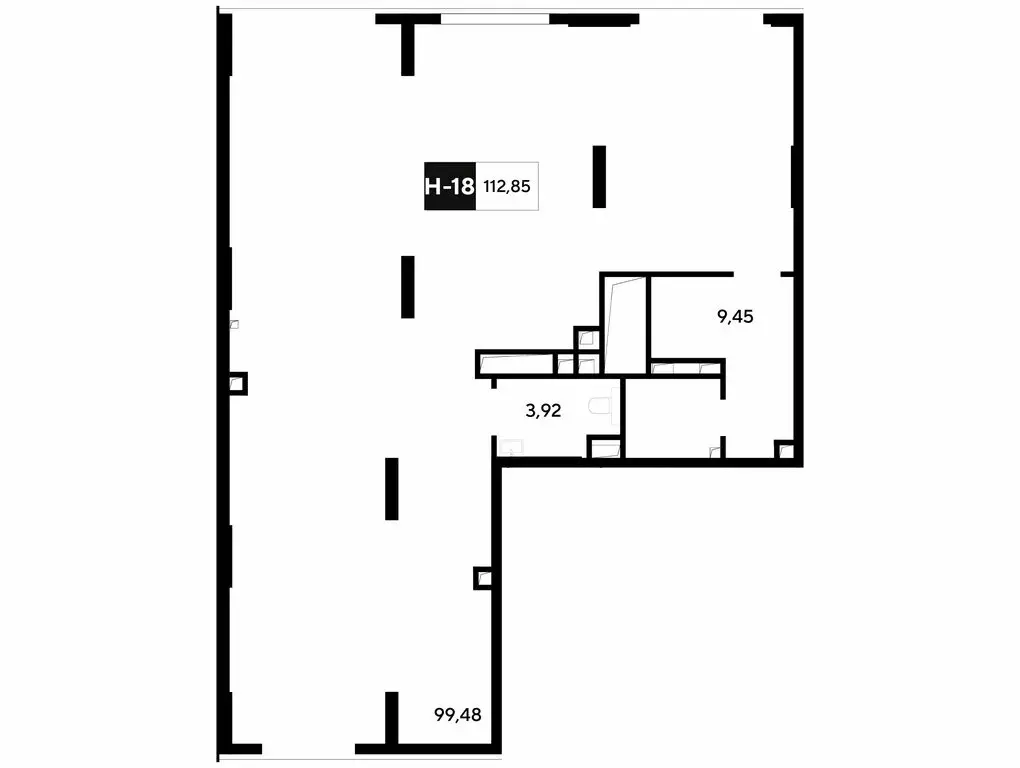 Офис (112.85 м) - Фото 1