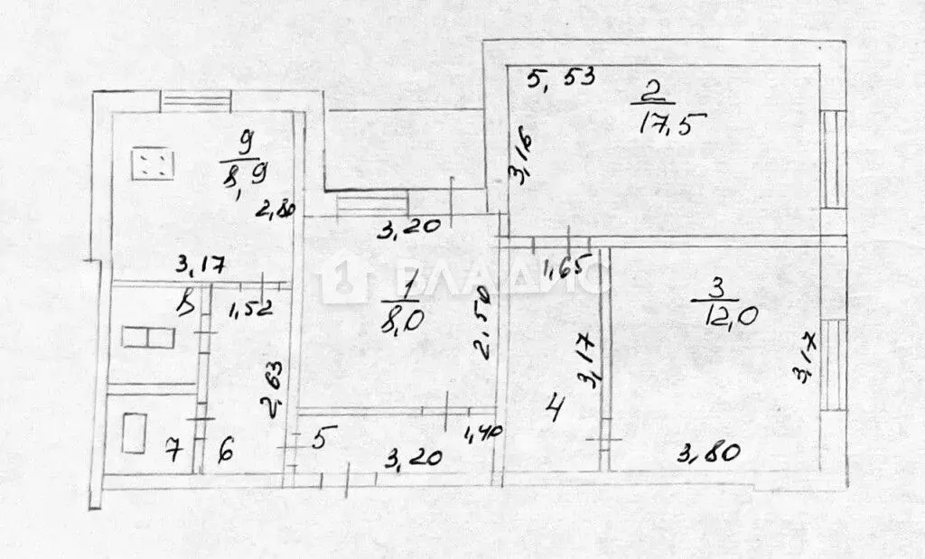 3-к кв. Белгородская область, Белгород просп. Славы, 131 (64.7 м) - Фото 2