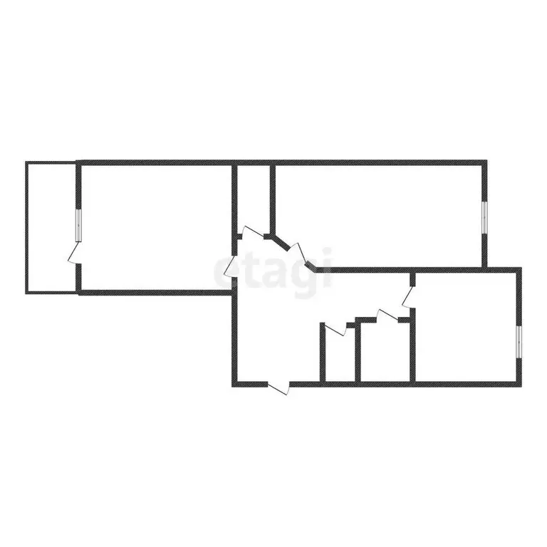 3-комнатная квартира: Алексеевка, улица Тимирязева, 33 (63.8 м) - Фото 0