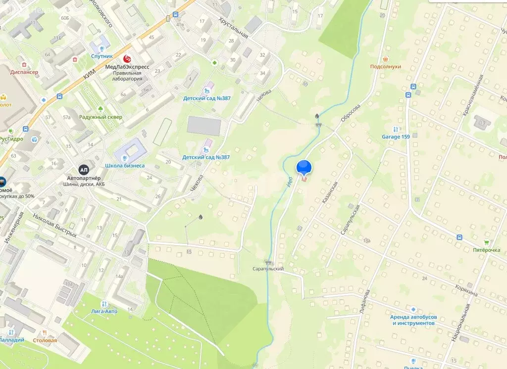 Участок в Пермь, улица Обросова (9.26 м) - Фото 1