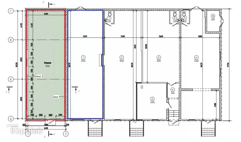 Помещение свободного назначения в Ленинградская область, Всеволожский ... - Фото 2