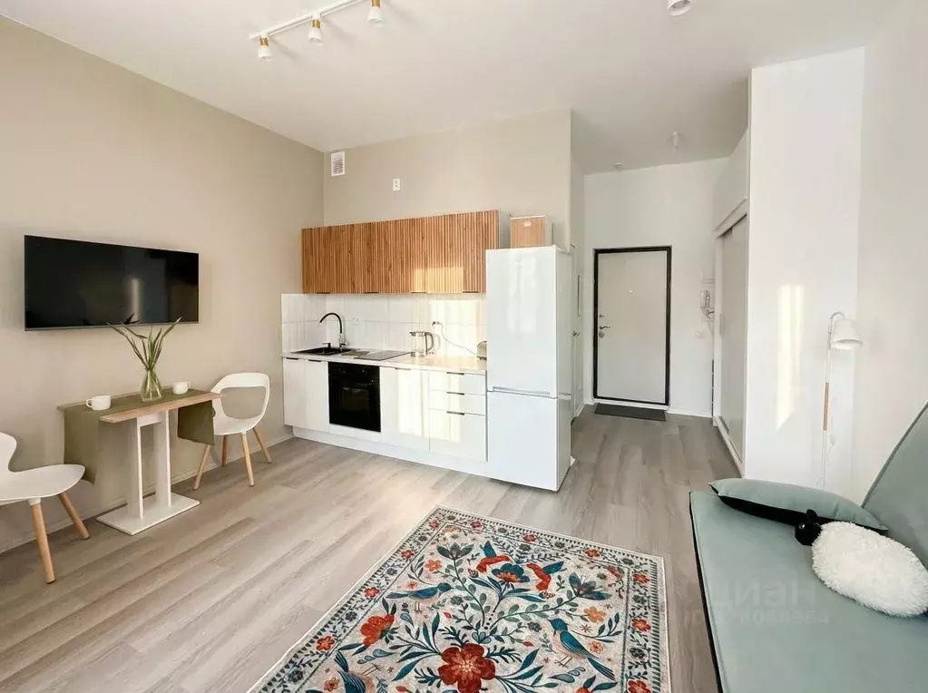 Студия Ленинградская область, Мурино Всеволожский район, ул. ... - Фото 1