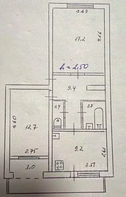 2-к кв. Севастополь ул. Горпищенко, 110к5 (55.6 м) - Фото 1