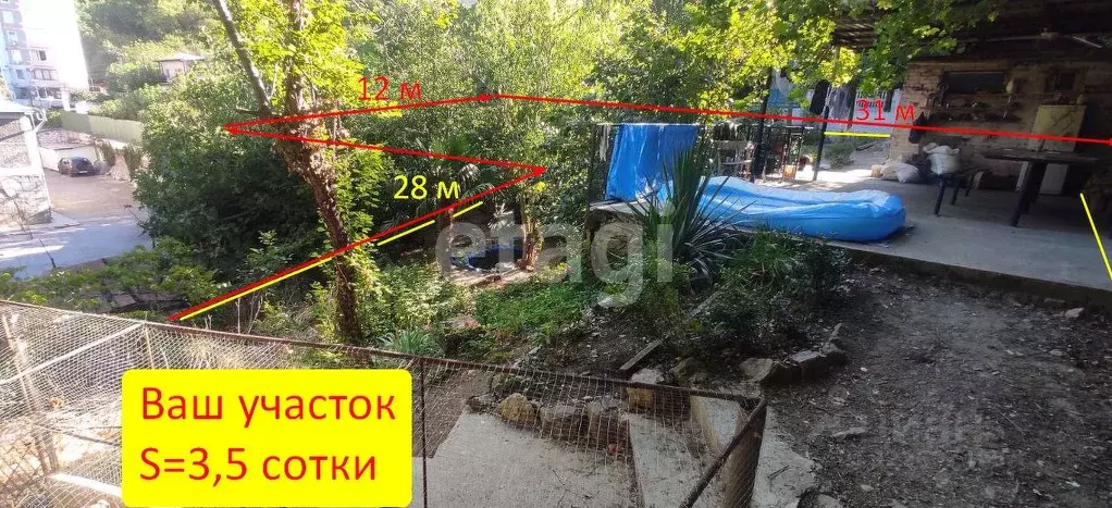 Участок в Крым, Ялта муниципальный округ, Массандра пгт ул. Винодела ... - Фото 1