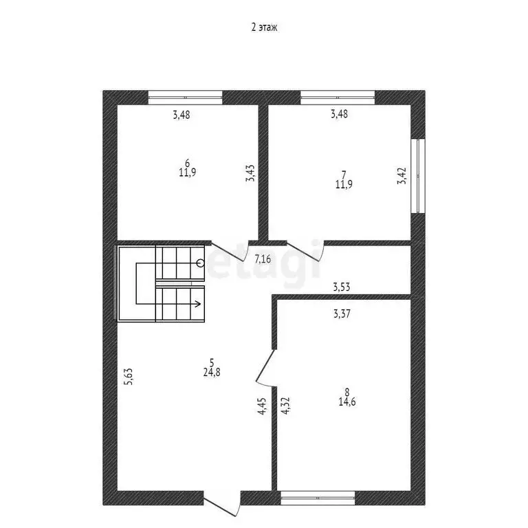 Дом в Шебекино, улица 50 лет Победы (130 м) - Фото 2