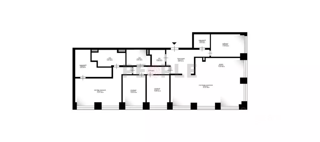 5-к кв. Москва Ленинградский просп., 37/6 (187.2 м) - Фото 2