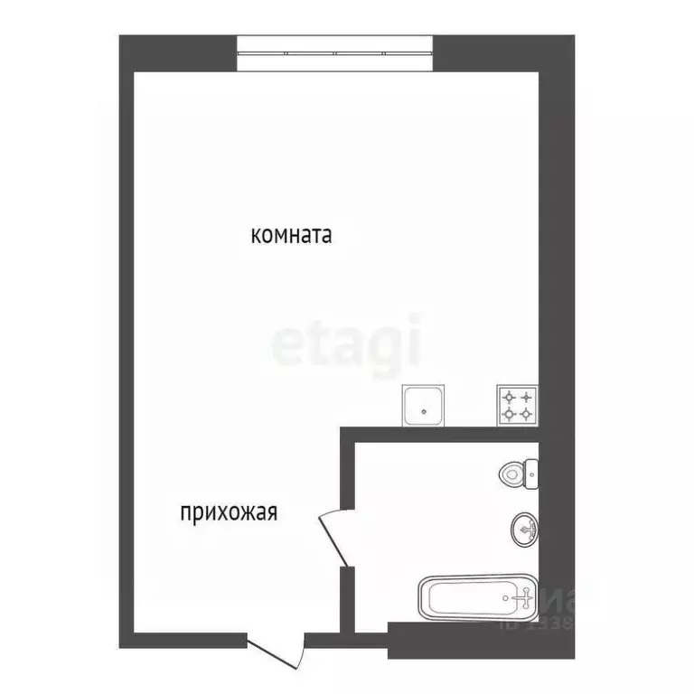 Комната Красноярский край, Красноярск ул. Калинина, 10 (11.7 м) - Фото 2