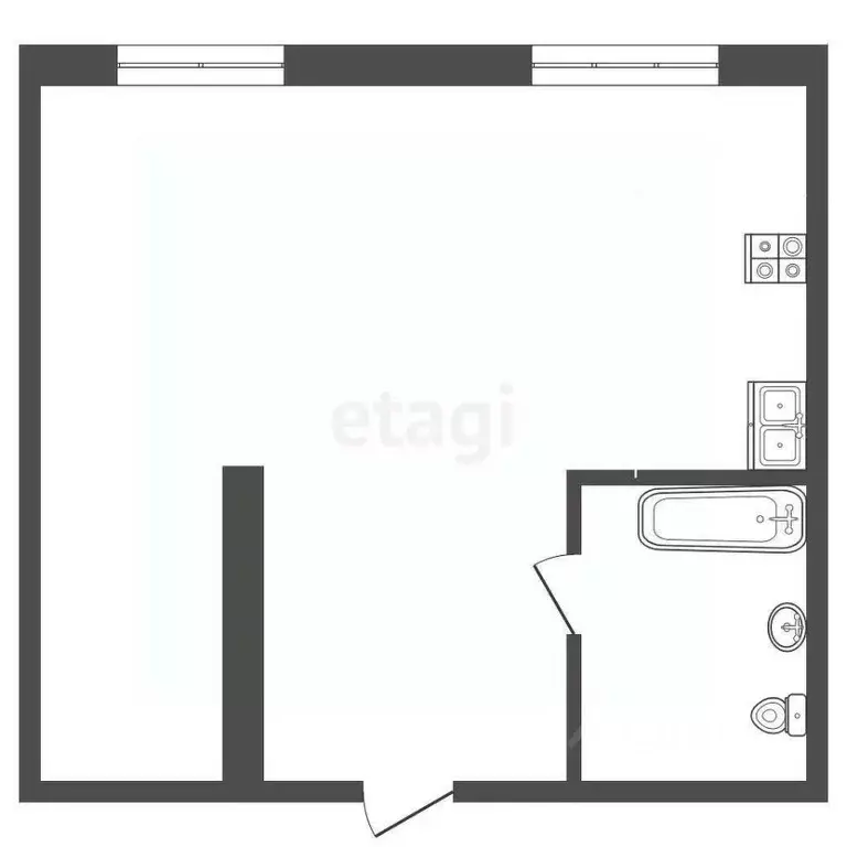 Студия Свердловская область, Талицкий городской округ, пос. Троицкий ... - Фото 2