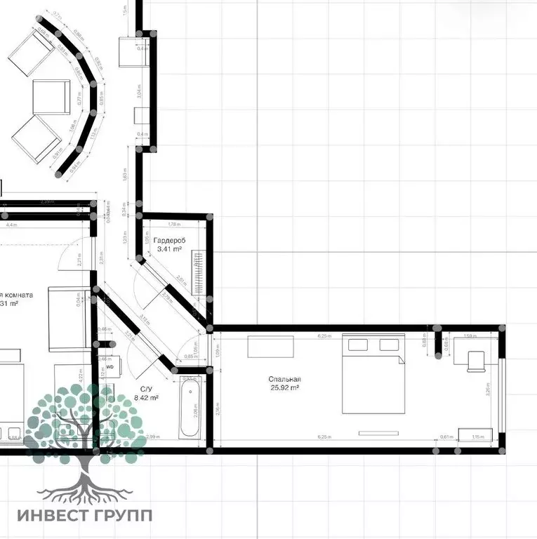 3-комнатная квартира: Самара, Ленинская улица, 302 (127.8 м) - Фото 2